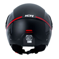 Casco Ich 102 Meshin Negro Rojo Visor Smoke 3 - ZONABIKER LA 21 5