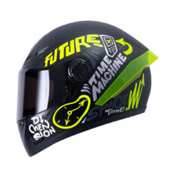 Casco Ich 501sp Time_Travel Negro Amarillo Visor Smoke