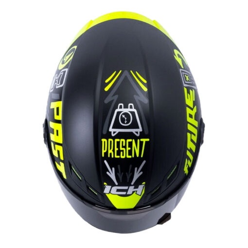 Casco Ich 501sp Time Travel Negro Amarillo Visor Smoke 2 - ZONABIKER LA 21 1