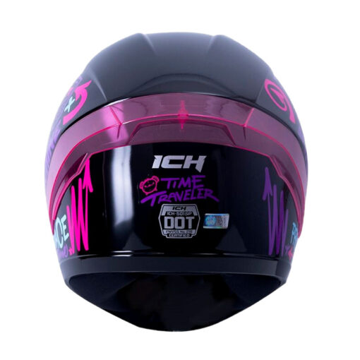 Casco Ich 501sp Time Travel Negro Fucsia Visor Smoke 3 - ZONABIKER LA 21 2
