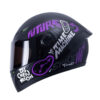 Casco Ich 501sp Time_Travel Negro Morado Visor Smoke