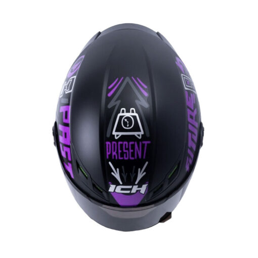 Casco Ich 501sp Time Travel Negro Morado Visor Smoke 2 - ZONABIKER LA 21 1