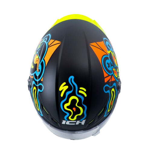 Casco Ich 501sp Trippy Negro Azul 2 - ZONABIKER LA 21 1