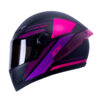 Casco Ich 501sp X-treme Negro Fucsia Visor Smoke