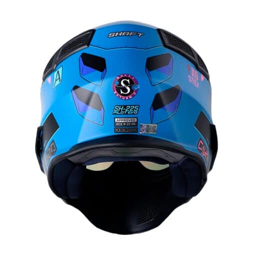 Casco Shaft 225 Saturn V Azul Fucsia Visor Iridium Fucsia 3 - ZONABIKER LA 21 2