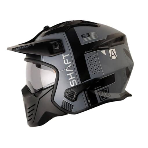 Casco Shaft 225 Saturn V Gris Visor Smoke