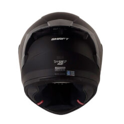 Casco Shaft 526sp Evo Solid Negro Gris Visor Iridium Dorado 3 - ZONABIKER LA 21 7