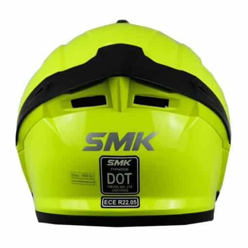Casco Smk Typhoon Verde Fluorescente 3 - ZONABIKER LA 21 2