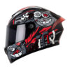 Casco X_One X-500Gt Evo Kitt Negro Gris Visor Smoke