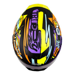 Casco X One X 500Gt Evo Kitt Negro Naranja Visor Iridium Azul 2 - ZONABIKER LA 21 4