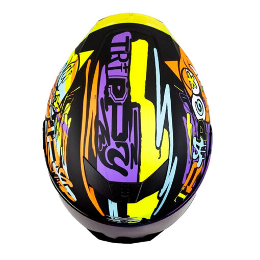 Casco X One X 500Gt Evo Kitt Negro Naranja Visor Iridium Azul 2 - ZONABIKER LA 21 1