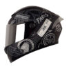 Casco X_One X-500Gt Evo Passport Negro Gris Visor Silver