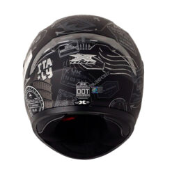 Casco X One X 500Gt Evo Passport Negro Gris Visor Silver 3 - ZONABIKER LA 21 5
