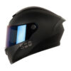 Casco X_One X-500Gt Evo Solid Negro Gris Visor Iridium Azul