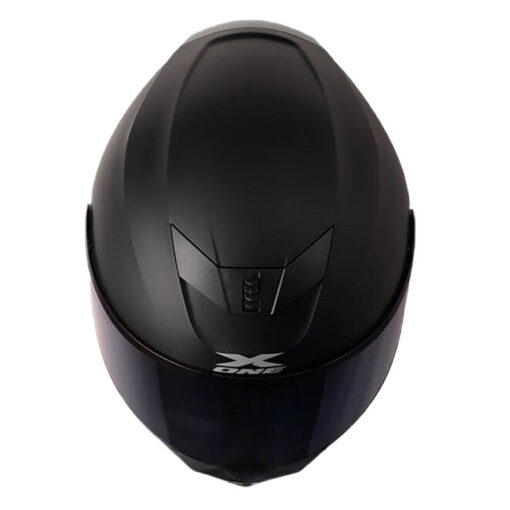 Casco X One X 500Gt Evo Solid Negro Gris Visor Iridium Azul 2 - ZONABIKER LA 21 1