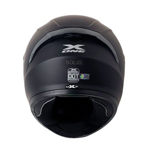 Casco X One X 500Gt Evo Solid Negro Gris Visor Iridium Azul 3 - ZONABIKER LA 21 2