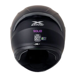 Casco X One X 500Gt Evo Solid Negro Morado Visor Iridium Silver 3 - ZONABIKER LA 21 5