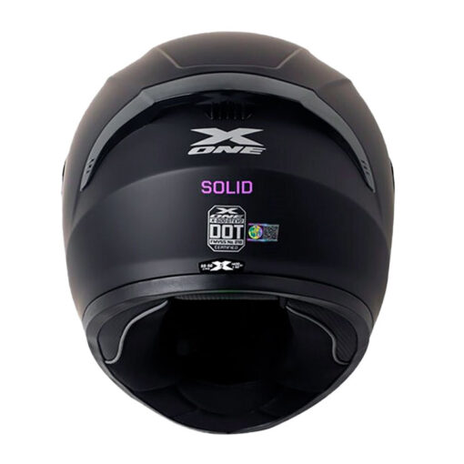 Casco X One X 500Gt Evo Solid Negro Morado Visor Iridium Silver 3 - ZONABIKER LA 21 2