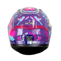 Casco Ich 503 Ed Especial Made In Medellin Morado Fucsia Visor Azul 3 - ZONABIKER LA 21 5