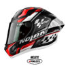 Casco Nolan X-804 Ultra Carbón Moto GP Negro Rojo