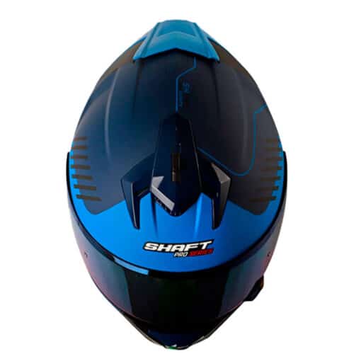 Casco Shaft Pro 610Dv Evo Mix Azul Visor Iridium Azul 2 - ZONABIKER LA 21 1