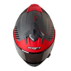 Casco Shaft Pro 610Dv Evo Mix Gris Rojo Visor Iridium Silver 2 - ZONABIKER LA 21 4