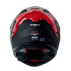 Casco Shaft Pro 610Dv Evo Mix Gris Rojo Visor Iridium Silver 3 - ZONABIKER LA 21 5