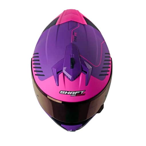 Casco Shaft Pro 610Dv Evo Mix Morado Fucsia Visor Iridium Morado 2 - ZONABIKER LA 21 1