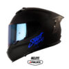 Casco Shaft Pro 610Dv Evo Solid Negro Azul Visor Iridium Azul