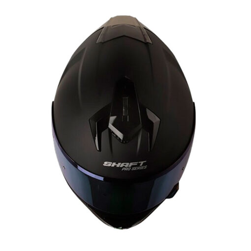 Casco Shaft Pro 610Dv Evo Solid Negro Gris Visor Iridium Azul 2 - ZONABIKER LA 21 2