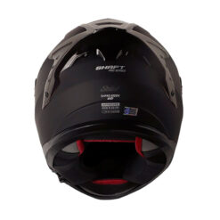 Casco Shaft Pro 610Dv Evo Solid Negro Gris Visor Iridium Azul 3 - ZONABIKER LA 21 4