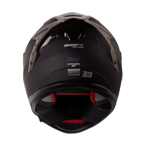 Casco Shaft Pro 610Dv Evo Solid Negro Gris Visor Iridium Azul 3 - ZONABIKER LA 21 1