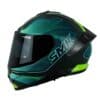 Casco Smk Typhoon Vis Gl884 Verde