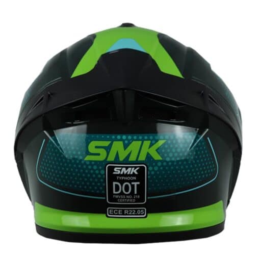 Casco Smk Typhoon Vis Gl884 Verde 3 - ZONABIKER LA 21 2