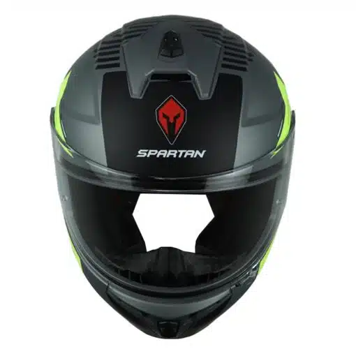Casco Spartan Draken Fingerprint Gris Amarillo 2 - ZONABIKER LA 21 1