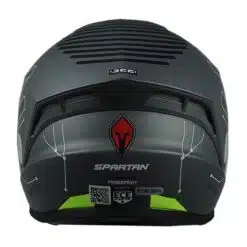 Casco Spartan Draken Fingerprint Gris Amarillo 3 - ZONABIKER LA 21 5