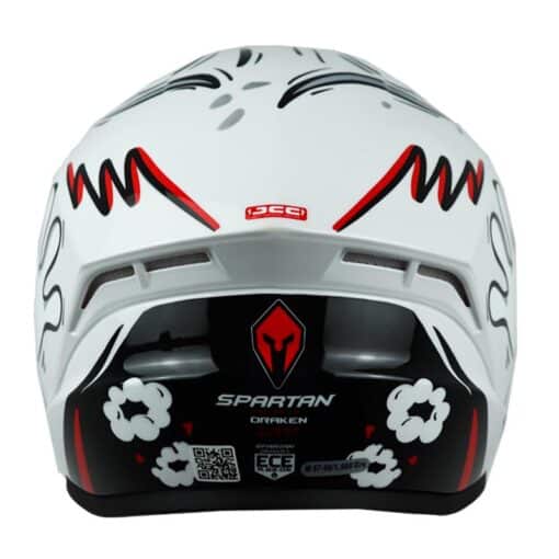 Casco Spartan Draken Rapidity Blanco 3 - ZONABIKER LA 21 2