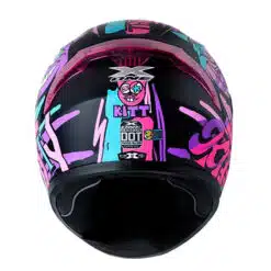 Casco X One X 500Gt Evo Kitt Negro Morado Visor Iridium Morado 3 - ZONABIKER LA 21 5