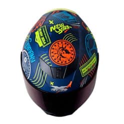 Casco X One X 500Gt Passport Azul Amarillo Visor Iridium Azul 2 - ZONABIKER LA 21 4