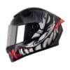 Casco X_One X-500Gt Spitfire Negro Gris Visor Iridium Silver