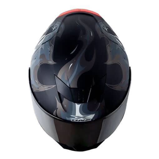 Casco X One X 500Gt Spitfire Negro Gris Visor Iridium Silver 2 - ZONABIKER LA 21 1