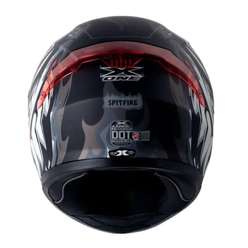 Casco X One X 500Gt Spitfire Negro Gris Visor Iridium Silver 3 - ZONABIKER LA 21 2