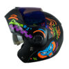 Casco Ich 3110 No_Fear Negro Azul Visor Azul