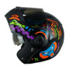 Casco Ich 3110 No_Fear Negro Azul Visor Random
