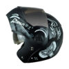Casco Ich 3110 No_Fear Negro Gris Visor Silver