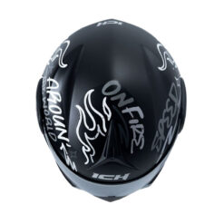 Casco Ich 3110 No Fear Negro Gris Visor Silver 2 - ZONABIKER LA 21 4