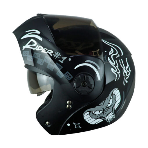 Casco Ich 3110 No_Fear Negro Gris Visor Random