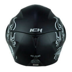 casco Ich 3110 No Fear Negro Gris Visor Random 3 2 - ZONABIKER LA 21 5
