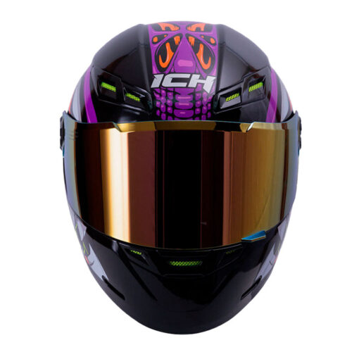 Casco Ich 501sp Simb Negro Morado Visor Morado 2 - ZONABIKER LA 21 1