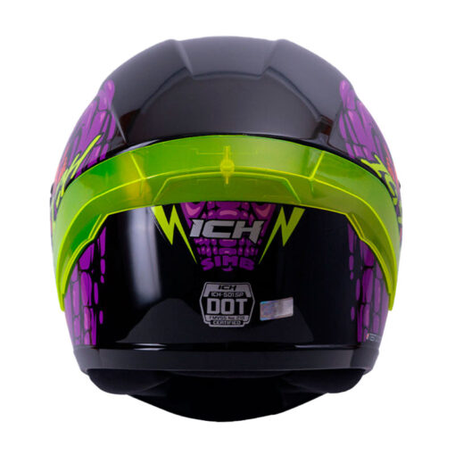 Casco Ich 501sp Simb Negro Morado Visor Morado 3 - ZONABIKER LA 21 2